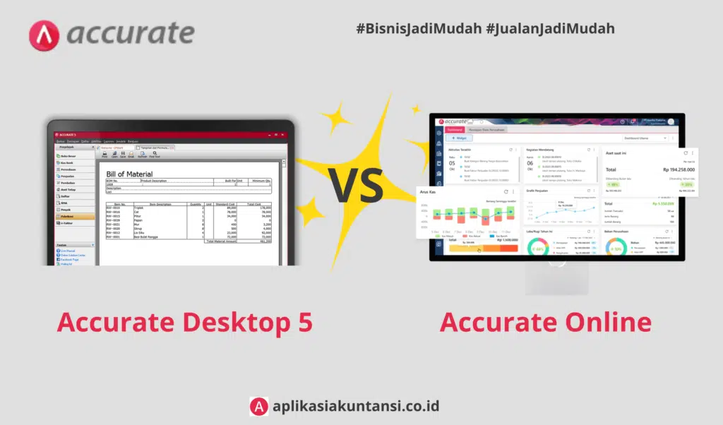 Perbedaan Accurate Online dengan Accurate 5 Desktop