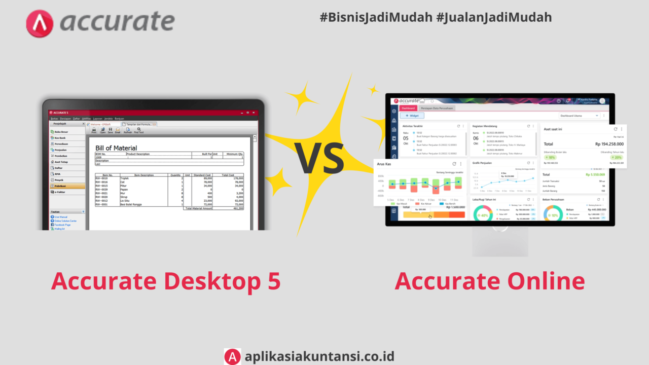 Perbedaan Accurate Online dengan Accurate 5 Desktop