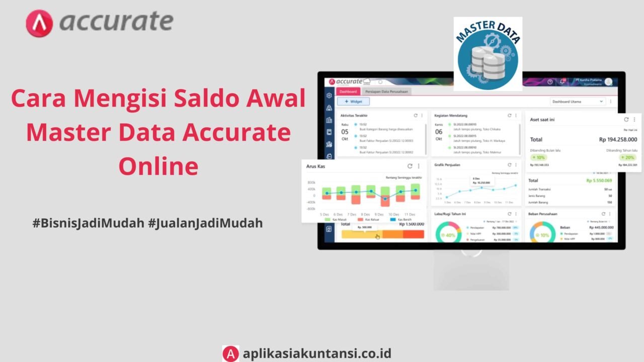 Cara Mengisi Saldo Awal Master Data Accurate Online
