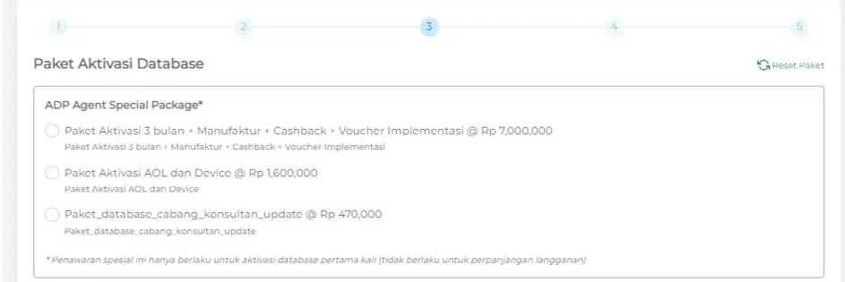 aktivasi database accurate online